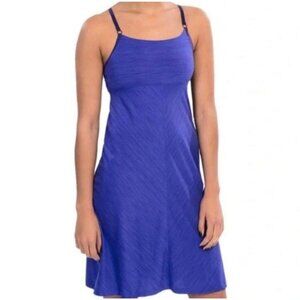 Marmot Lena Indigo Strappy Dress Outdoor Upf Protection Active Shelf Bra